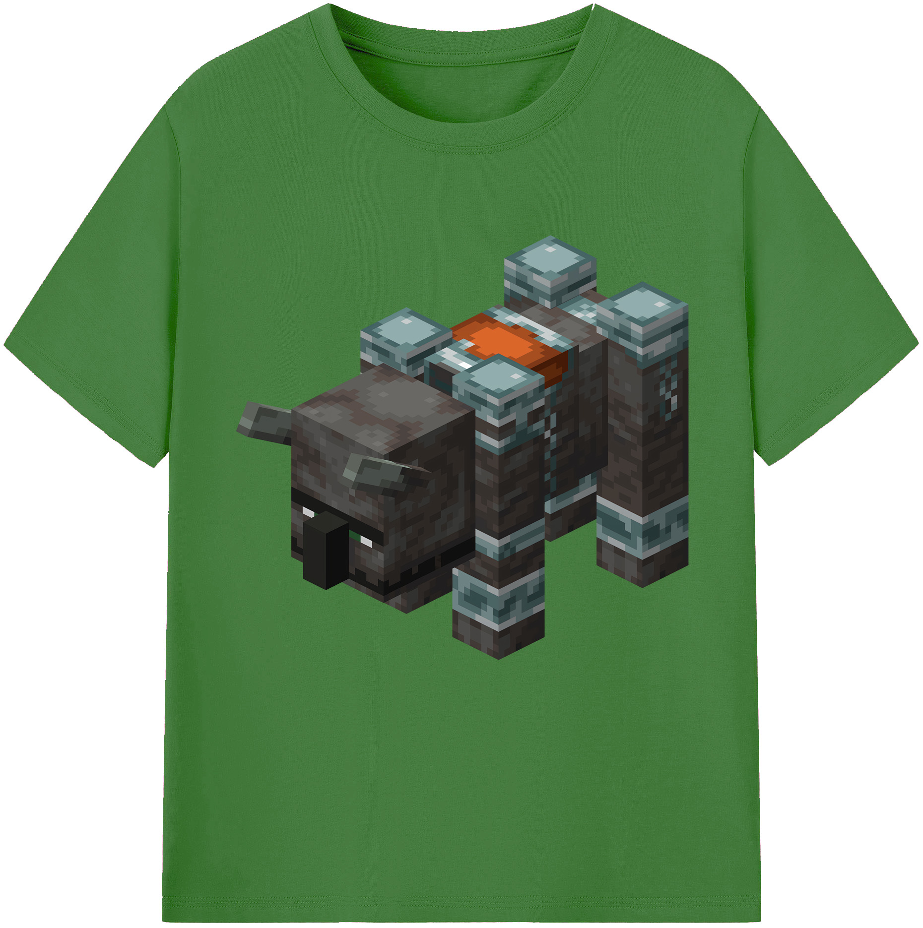 （画像用） マインクラフト ブロックの世界 Minecraft MC Block world レディースカジュアルプリントTシャツ（綿100％）